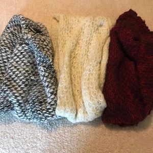 3 scarf bundle